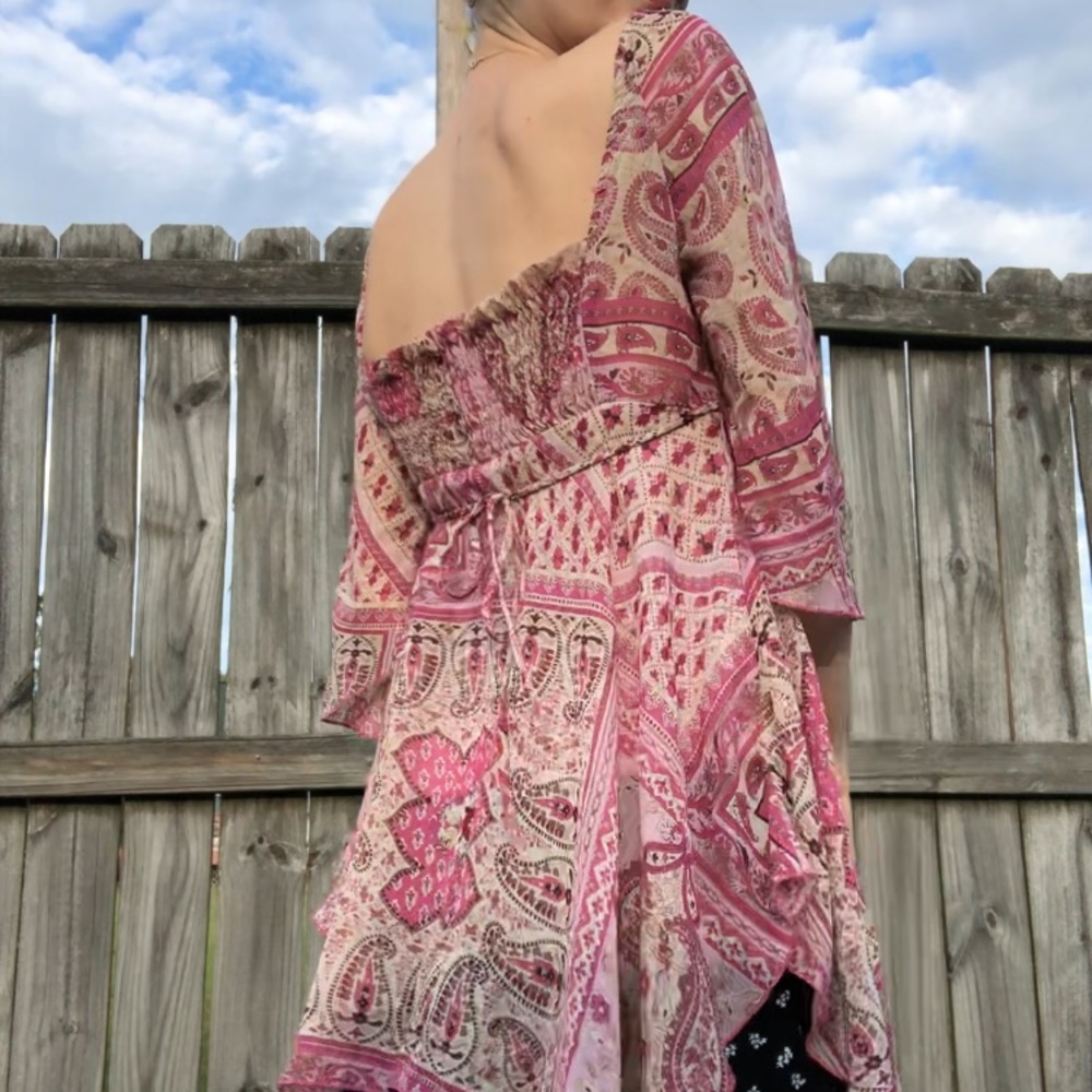 Vintage Y2K Bohemian Top - Picture 10 of 11